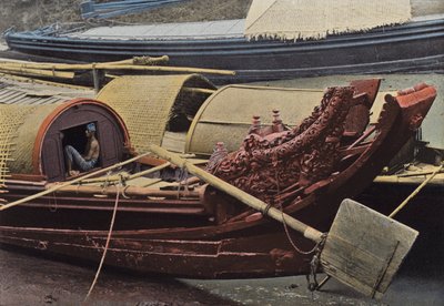Rangoon, A Barge by European Photographer